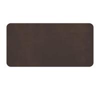 Fshsup Leather Desk Pad Protector, Full Grain Leather, Large, Light Brown