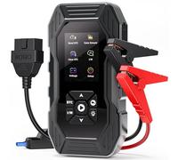 Fshyos Jump Starter Power Pack With OBD2 Scanner for 12V car Battery Booster Jump Starter(all Gas/10L Diesel) and Motorcycles, Jump Pack With Car Diagnostic Tool Power Bank LED Light & Jump Leads