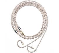 FSIjiangyi 6N Single Crystal Copper IEM Cable for Sennheiser IE900 IE600 IE300 IE200 4.4mm Balanced Hi-Fi Earphone Audio Upgrade Cable (3.5mm Plug)