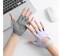FSJMTQTS Yoga Gloves Kettlebell Yoga Training Bars Hand Guard Half Finger Gloves for Fitness Workout Training(Colour 3,13.5x9.5cm)