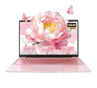 Fsjun 14" Rose gold Laptop Computer, 4 core processor Celeron J4105 [faster than N4000 and AMD3020e], 8GB RAM, 1TB SSD, FHD IPS Screen, HDMI, WiFi, BT, USB 3.0, Ultra Light Portable Student Notebook