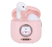 Fsjun Wireless Earbuds, BT 5.1 Earphones In Ear with Cute Cat Bag Charging Case, ENC Noise Reduction Headset, Dual Microphones, Touch Control, Auto Pairing, Headphones for Sports, Work (Pink)