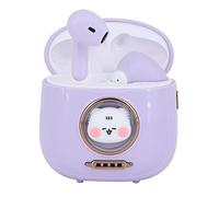 Fsjun Wireless Earbuds, BT 5.1 Earphones In Ear with Cute Cat Bag Charging Case, ENC Noise Reduction Headset, Dual Microphones, Touch Control, Auto Pairing, Headphones for Sports, Work (Purple)