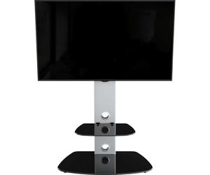 FSL700LUCS Lucerne 70cm TV Stand - Black Glass