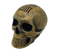 FSLLWGWG Guitar Pick Holder, Heavy Metal Decor Storable 21 Picks Storage, Geometric Skull Music Accessory Gift for Guitarist Punk Gothic Rock Lovers (D)