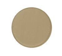 FSLLWGWG Round Thin Cushion Chair Pad,Solid Color Chair Pad Computer Pad Mat Seat Cushion,Thin Round Outdoor Seating Cushion (Brown)