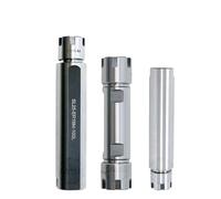 FSLMEIL 1pc Walking Machine ER Extension Rod CNC Lathe Side Fixed ER16 Rod Drill Handle SL 16 19 22 25mm High Precision Extension Rod(Single 0.003,SL22-ER16M-70L)
