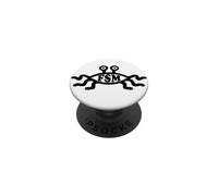 FSM Flying Spaghetti Monster Black Logo Atheism PopSockets Adhesive PopGrip