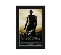 FSMFBGD A Signed Poster of Russell Crowe Canvas Poster Wall Art Decor Print Picture Paintings for Living Room Bedroom Decoration 08x12inch(20x30cm)