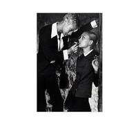 FSMFBGD Cliff Hanger by Helmut Newton Canvas Poster Wall Art Decor Print Picture Paintings for Living Room Bedroom Decoration 20x30inch(50x75cm)