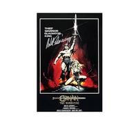 FSMFBGD Conan The Barbarians Actor Arnold Schwarzenegger's Signed Poster Canvas Poster Bedroom Decor Landscape Office Room Decor Gift 08x12inch(20x30cm)