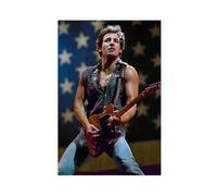 FSMFBGD Famous Rock Singer BRUCE SPRINGSTEEN Canvas Poster Bedroom Decor Landscape Office Room Decor Gift 12x18inch(30x45cm)