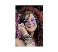 FSMFBGD Famous Singer JANIS JOPLIN Canvas Poster Wall Art Decor Print Picture Paintings for Living Room Bedroom Decoration 12x18inch(30x45cm)