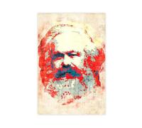 FSMFBGD Karl Marx Canvas Poster Wall Art Decor Print Picture Paintings for Living Room Bedroom Decoration 16x24inch(40x60cm)
