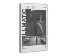 FSMFBGD Nas Illmatic Poster 90s Hip Hop Canvas Poster Bedroom Decor Landscape Office Room Decor Gift 16x24inch(40x60cm)