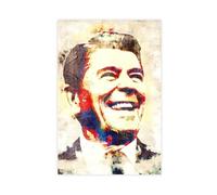 FSMFBGD Ronald Reagan Canvas Poster Bedroom Decor Landscape Office Room Decor Gift 12x18inch(30x45cm)
