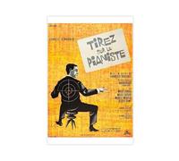 FSMFBGD Shoot The Piano Player Canvas Poster Wall Art Decor Print Picture Paintings for Living Room Bedroom Decoration 12x18inch(30x45cm)