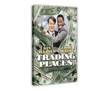 FSMFBGD Trading Places Canvas Poster Bedroom Decor Landscape Office Room Decor Gift 16x24inch(40x60cm)