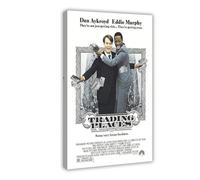 FSMFBGD Trading Places Movie Poster Canvas Poster Bedroom Decor Landscape Office Room Decor Gift 08x12inch(20x30cm)