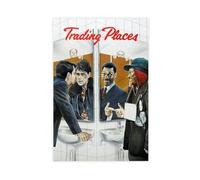 FSMFBGD Trading Places Movie Poster Canvas Poster Bedroom Decor Landscape Office Room Decor Gift 24x36inch(60x90cm)