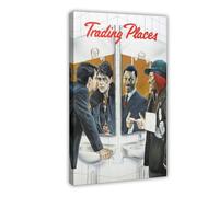 FSMFBGD Trading Places Movie Poster Canvas Poster Wall Art Decor Print Picture Paintings for Living Room Bedroom Decoration 24x36inch(60x90cm)