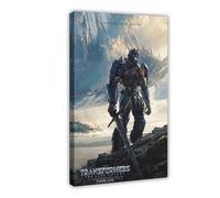 FSMFBGD Transformers The Last Knight MOVIE POSTER Canvas Poster Bedroom Decor Landscape Office Room Decor Gift 20x30inch(50x75cm)