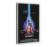 FSMFBGD Tron - Movie Poster Canvas Poster Wall Art Decor Print Picture Paintings for Living Room Bedroom Decoration 08x12inch(20x30cm)