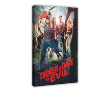 FSMFBGD Tucker And Dale Vs. Evil Canvas Poster Wall Art Decor Print Picture Paintings for Living Room Bedroom Decoration 12x18inch(30x45cm)