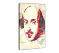 FSMFBGD William Shakespeare Canvas Poster Bedroom Decor Landscape Office Room Decor Gift 12x18inch(30x45cm)