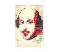FSMFBGD William Shakespeare Canvas Poster Bedroom Decor Landscape Office Room Decor Gift 12x18inch(30x45cm)