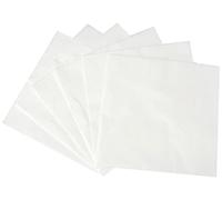 Fsmisc CPD32101 40 x 40 cm 2-Ply Napkins Ideal for Office/ Catering, Pack of 100, White