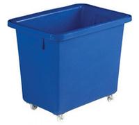 VFM Blue Swivel Castor Bottle Skip 405 x 610 x 560mm 328217