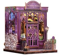 Fsolis Book Nook - DIY Miniature House - Bookshelf Decoration Dollhouse Set, Creative Tiny House Set as a Gift Idea for Bookshelf Lovers (The Astrology Bookshop)
