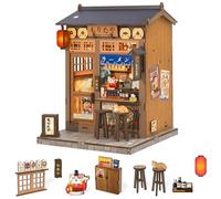 Fsolis Book Nook Kit - Dollhouse Model for Teenagers from 14 Years - Decorative Bookshelf Display & Home Decoration | Creative Gift for Young Crafters (Morita-Ya)