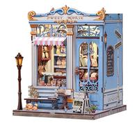 Fsolis DIY Book Nook - Dollhouse Kit for Teens 14+, Assembly to Decorate Bookshelf, Room | Ultimate Creative Gift for Young Makers(Sweet Marie)
