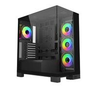 FSP M540, Dual Chamber Mid Tower, Tempered Glass, Reverse Connection, 4x 120mm A