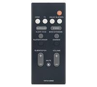 FSR78 ZV28960 Replacement Remote Control fit for Yamaha Home Audio Speaker System YAS-207 ATS-1060 ATS-1070 ATS-2070 YAS-CU207 ATS-1080 YAS-108 ZV289600 VAF7640 VAH0130