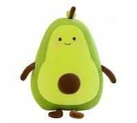 FSRONGXI Avocado Pillow, Stuffed Avocado Plush Toy, 40cm Cute Plushies Soft Fruit Floor Cushion Christmas Birthday Valentine's Gifts for Kids Girls Boys