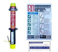 FSS50-PRO2 Fire Safety Stick (Vehicle Non-domestic Fire Extinguisher A, B, C, F & Electrical - 50sec Discharge Time - Light & Compact, No Damaging Residue, Non-pressurised, 15yr life)