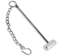 FSSS Ltd BREAK GLASS KEY BOX HAMMER & CHAIN COVER SIGN FIRE ALARM EMERGENCY NEW DIY SAFETY SECURITY LANDLORD HIMO RETAIL (Hammer, hook & chain)