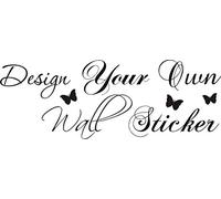 FSSS Ltd Design your own wall art decal sticker mural decor quote 90cm x 40cm. Any colour diy gift home