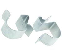 FSSS Ltd GIRDER METAL EDGE CABLE CLIPS - Silver Medium 4-7mm - Packs of 25 - Cable Clips