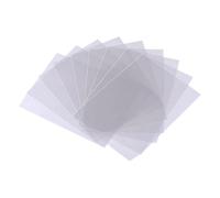 FSSTUD 10 Sheets A4 Transparent PET Plastic Sheet Blank Mylar Stencil Sheets Thin Clear Rectangular Panels Picture Poster Frame Sheets Art Craft Panel Sheet for Painting
