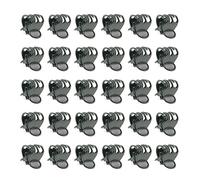 FSSTUD 100 Pcs Dark Green Orchid Clips Plastic Garden Plant Clips Orchid Support Clips Flower Vine Clips Mini Hair Claw Clip