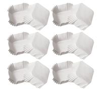 FSSTUD 1000 Pcs Small Square Cupcake Liner Holders Mini Baking Cups Paper Muffin Liners Wedding Cupcake Wrappers Cases Party Dessert Snack Liners Decorative Cup Cake Liners for Bridal Shower White