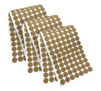 FSSTUD 1125 Pcs Round Adhesive Cork Pads - 12mm Self-Adhesive Bumper Dots - Non-Slip Furniture Stickers for Tables and Chairs