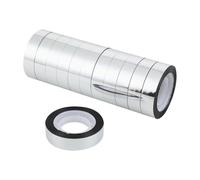 FSSTUD 12 Rolls 1.2 cm x 25 m Mirror Reflective Adhesive Tape DIY Graphic Art Tape Thin Metallic Craft Tapes Sticky Gift Wrapping Supplies Waterproof Wall Decorative Tapes for Home Bathroom