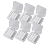 FSSTUD 18 Pcs Diamond Painting Pen Replacement Wax Refillable Wax Pen Refills 5D Diamond Painting Glue Clay Art Paint Refills Embroidery Cross Stitch Paint Accessories with Storage Box White