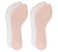 FSSTUD 2 Pairs Pigskin High Heel Inserts Soft Cushion Boot Insoles Self Adhesive Non Slip Shoe Pads Breathable Shoe Cushioning Pads Foot Care Supplies for Open Toe Shoes Size 2