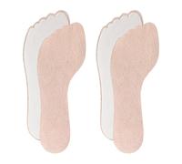 FSSTUD 2 Pairs Pigskin High Heel Inserts Soft Cushion Boot Insoles Self Adhesive Non Slip Shoe Pads Breathable Shoe Cushioning Pads Foot Care Supplies for Open Toe Shoes Size 1